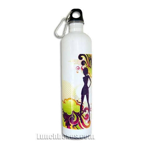 Psychedelic Girl Water Bottle
